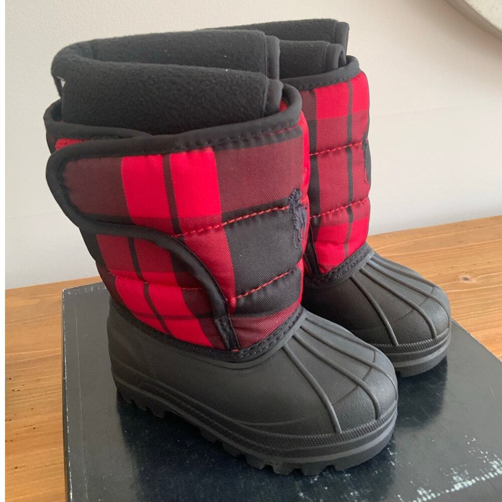 Polo Ralph Lauren Hamilten II EZ Cold Weather Boots NEW size 4